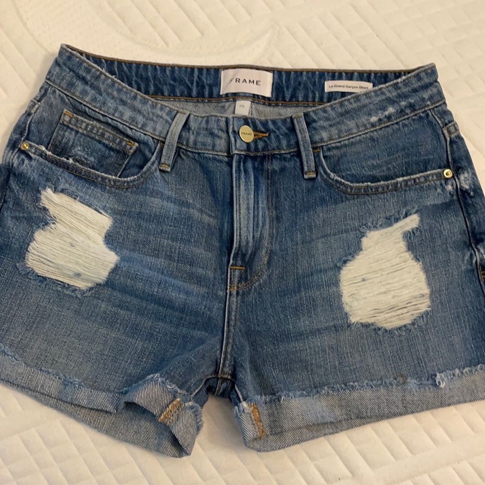 Frame denim shorts